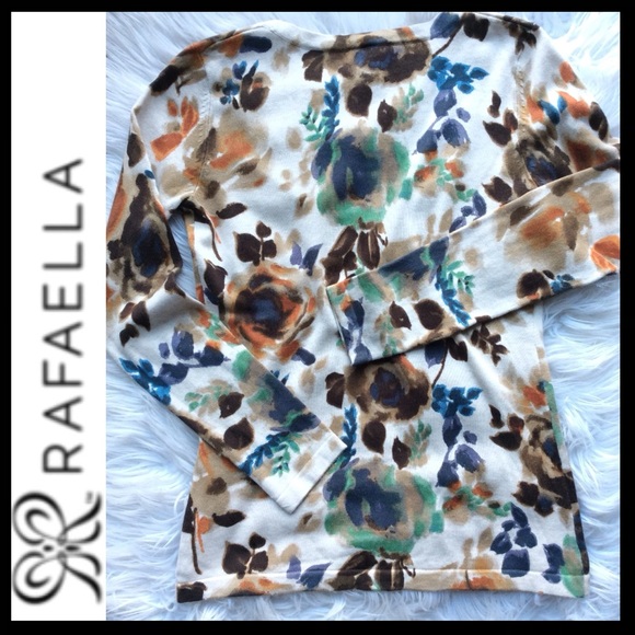 Rafaella Petite Floral Cardigan - Picture 2 of 5